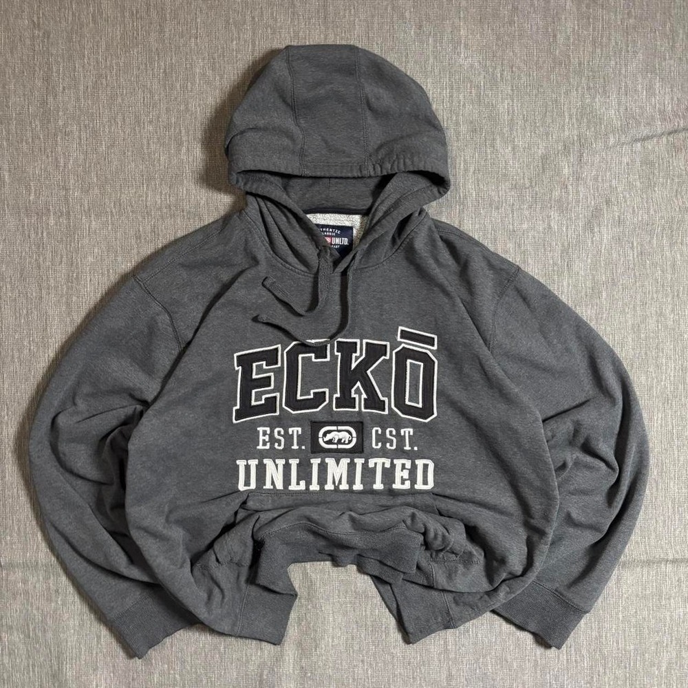 Ecko Unltd. Grey Hoodie - XXL